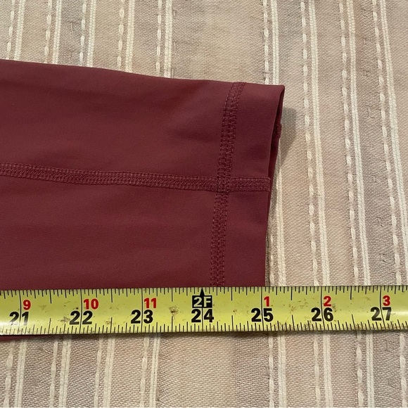 90 Degree By Reflex Interlink High Rise 7/8 Ankle Leggings Mauve Pink Medium - Picture 9 of 9